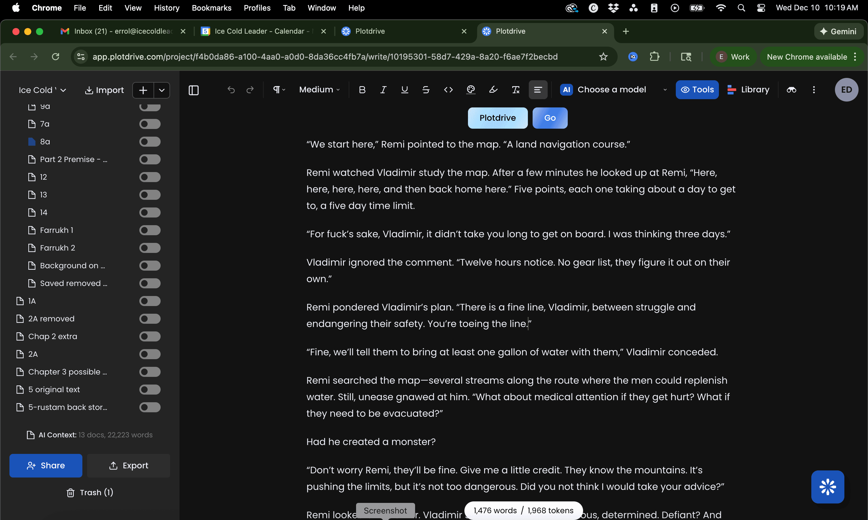 Errol Doebler's Plotdrive workflow