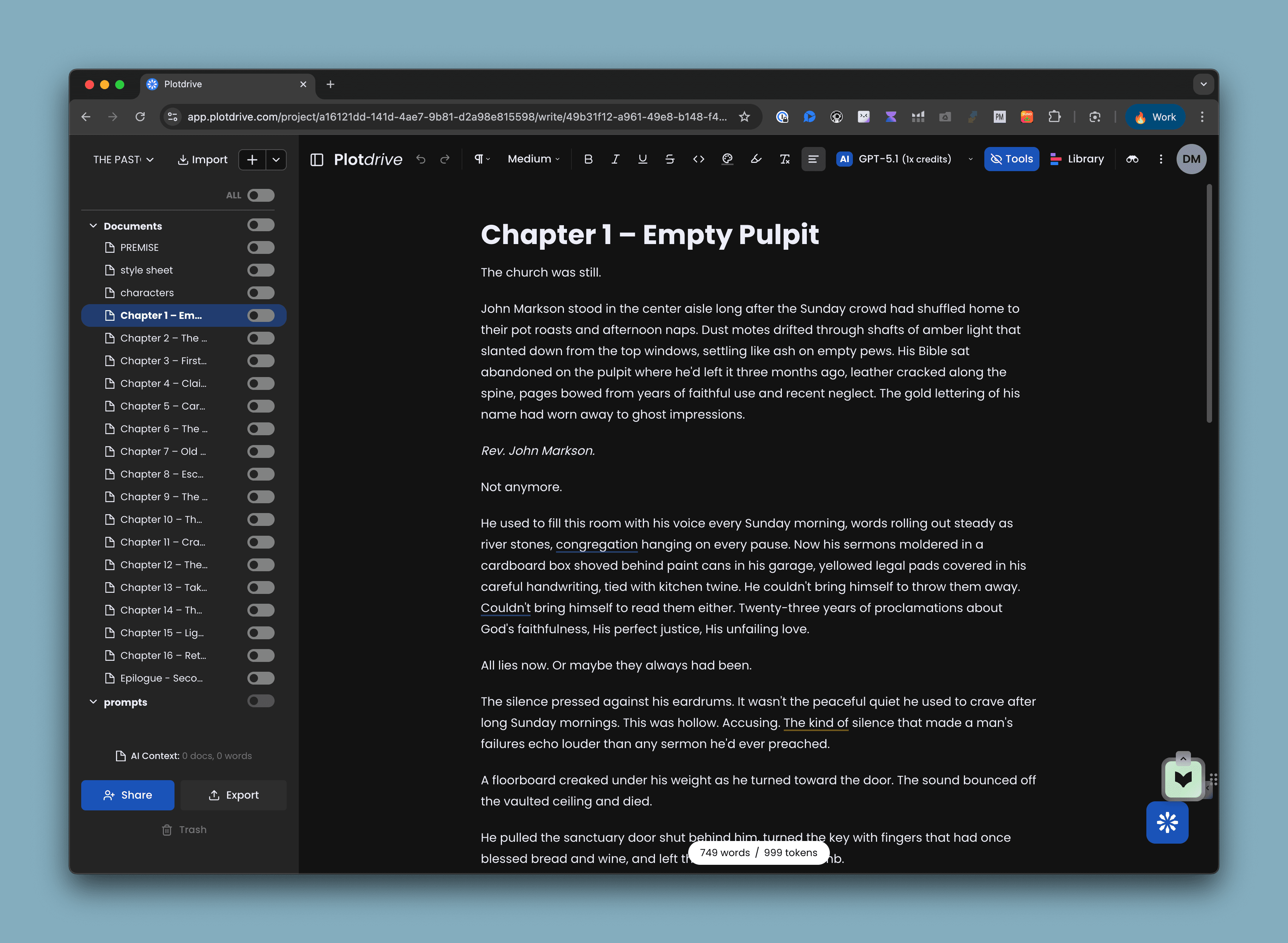 David Martin's Plotdrive workflow